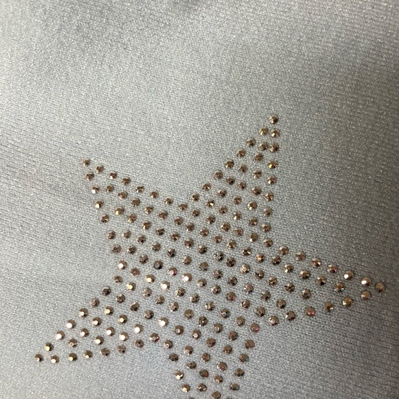 Embellished Poncho. Lighter weight. Crystal Star Design. NWT. One Size. - Picture 5 of 8